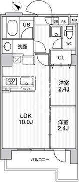 ドゥーエ曳舟 104 間取り図