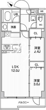 ドゥーエ曳舟 311 間取り図