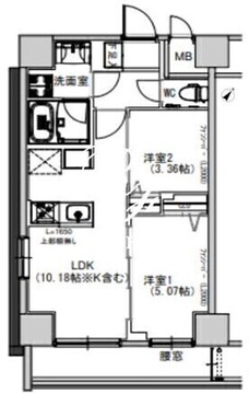 エスレジデンス千住大橋 601 間取り図