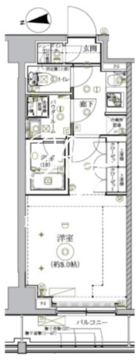 リルシア北新宿 103 間取り図