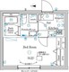 ラフィスタ品川西大井 203 間取り図