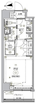リルシア北新宿 107 間取り図