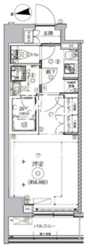 リルシア北新宿 307 間取り図