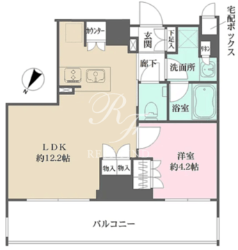 ザ・パークワンズ三軒茶屋 212 間取り図
