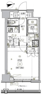 リルシア北新宿 109 間取り図