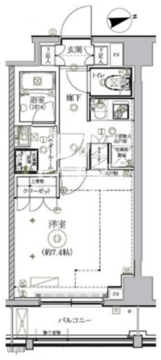 リルシア北新宿 210 間取り図