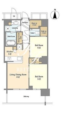 文京ガーデンザサウス 1308 間取り図