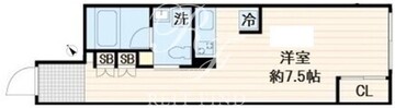ルミークアン桜新町ノース 203 間取り図
