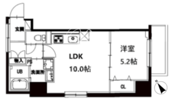 エム・グランヴィア駒形 204 間取り図