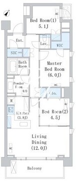 パークアクシス千川 305 間取り図