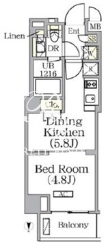 ザ・パークワンズ西池袋 314 間取り図