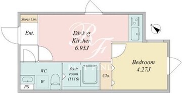ライブフラット森下2 202 間取り図