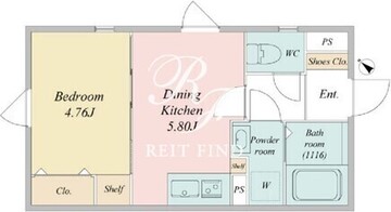 ライブフラット森下2 501 間取り図