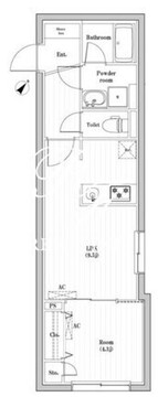 コンポジット渋谷本町 304 間取り図