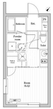 コンポジット渋谷本町 301 間取り図