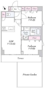 ロイジェント志村坂上 107 間取り図
