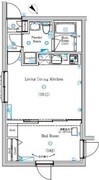 ラフィスタ新板橋 301 間取り図 ?>