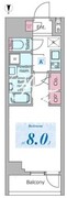ドゥーエ板橋区役所前 1003 間取り図
