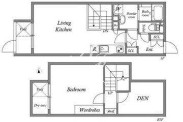 パセオ中野坂上 103 間取り図