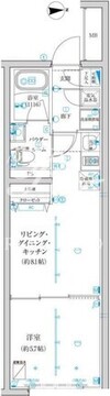 トラディス西池袋 201 間取り図