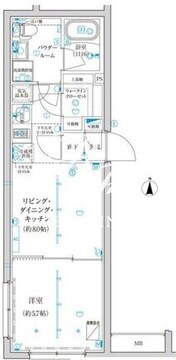 トラディス西池袋 306 間取り図