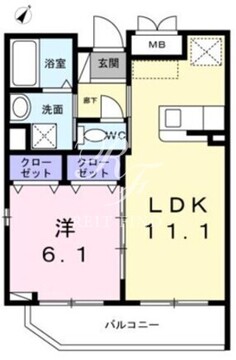 ブルームオアシス 203 間取り図