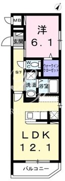 ブルームオアシス 402 間取り図