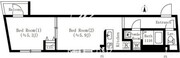クレアティフ池袋本町 201 間取り図