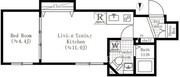 クレアティフ池袋本町 405 間取り図
