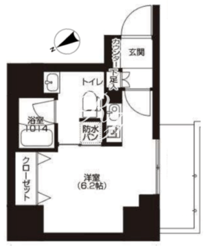 アーバネックス大森 1208 間取り図