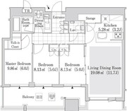 大崎ガーデンレジデンス 1404 間取り図