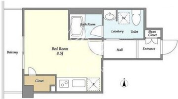 アーバンフォート住吉 602 間取り図