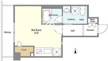 アーバンフォート住吉 702 間取り図