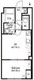 グランパセオ北新宿 403 間取り図