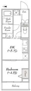 ルミークアン東陽町 408 間取り図 ?>