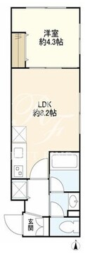 ウェルスクエアイズム三軒茶屋サウス 203 間取り図