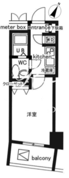 レジディア日本橋人形町2 1003 間取り図