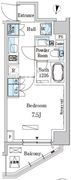 パークアクシス木場キャナルイースト 209 間取り図