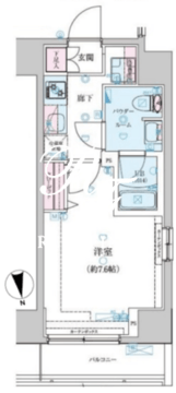 ジェノヴィア木場スカイガーデン 701 間取り図