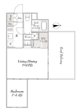 ミリアレジデンス南馬込 403 間取り図
