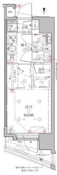 クレイシアIDZ千代田岩本町 302 間取り図