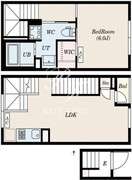 ルクレ自由が丘 204 間取り図