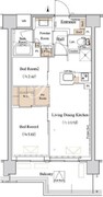 ブランシエスタ西馬込 406 間取り図