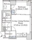 プラティーヌ新宿新都心 901 間取り図