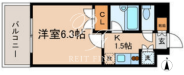 ステーションフロント両国 905 間取り図