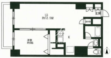 HF駒沢公園レジデンスタワー 1703 間取り図