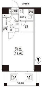 クイズ恵比寿 609 間取り図
