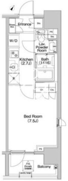 コンフォリア品川イースト 306 間取り図