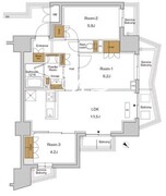 RJRプレシア東十条ガーデン 728 間取り図