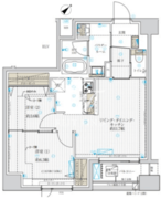 アスブルーム奥浅草 303 間取り図